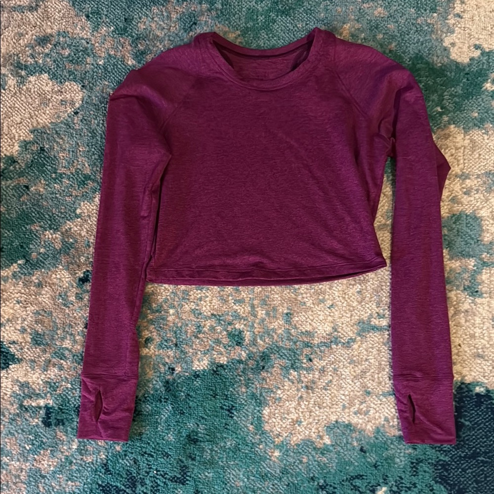 Fleo Foundation LS Crop heather festival fushia